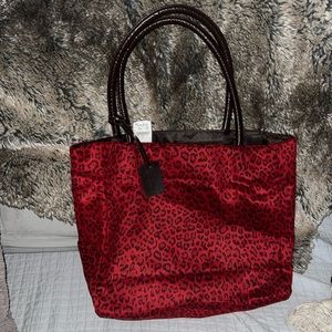 Neiman Marcus Shoulder Bag  Animal Print Cheeto Tote